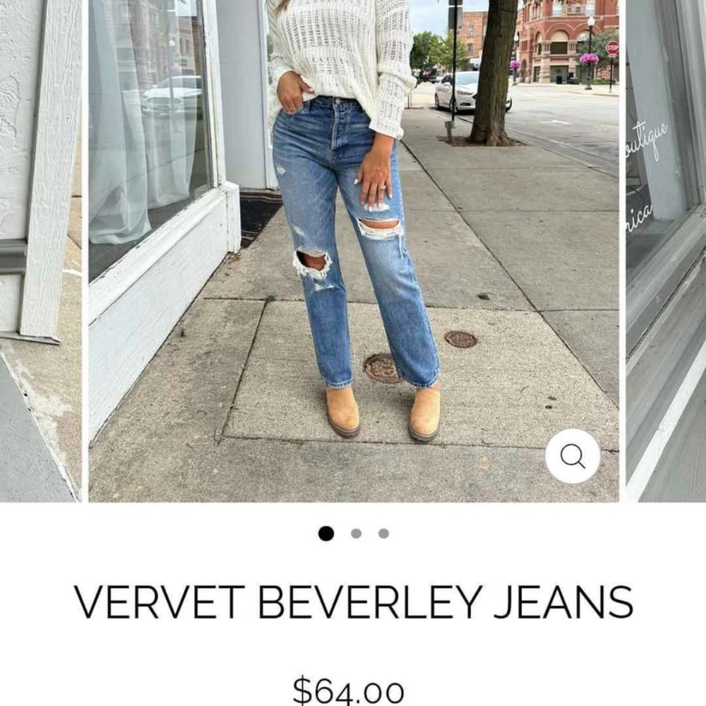 VERVET BY FLYING MONKEY High Rise Blue Jeans